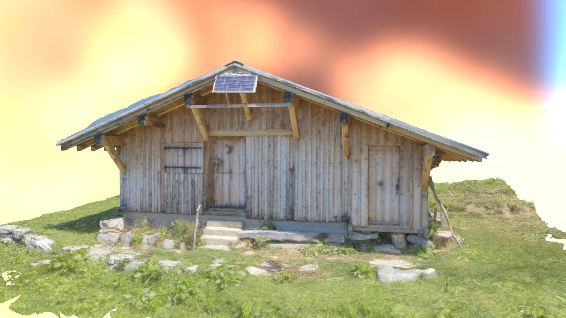 Chalet Morzine — Sketchfab embed 3D viewer