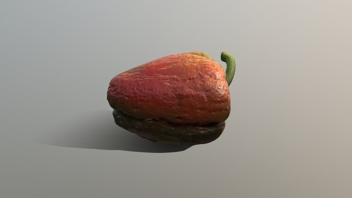 Bell pepper photogrammetry 3D Model