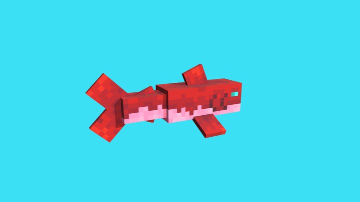 Blood shark 3D Model
