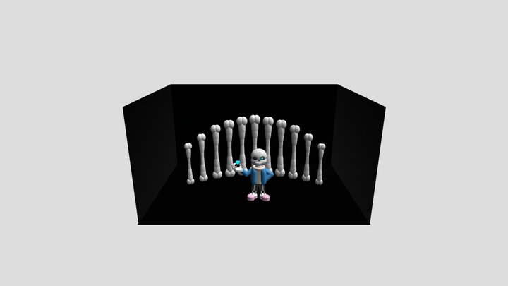Simple Sans 3D Model