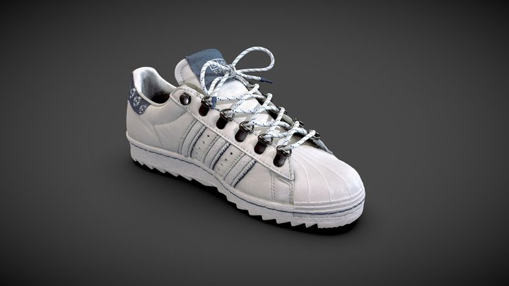 Adidas SUPERSTAR x Footshop 3D Model