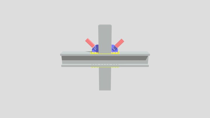 CONEXÃO TRELIÇA 3D Model