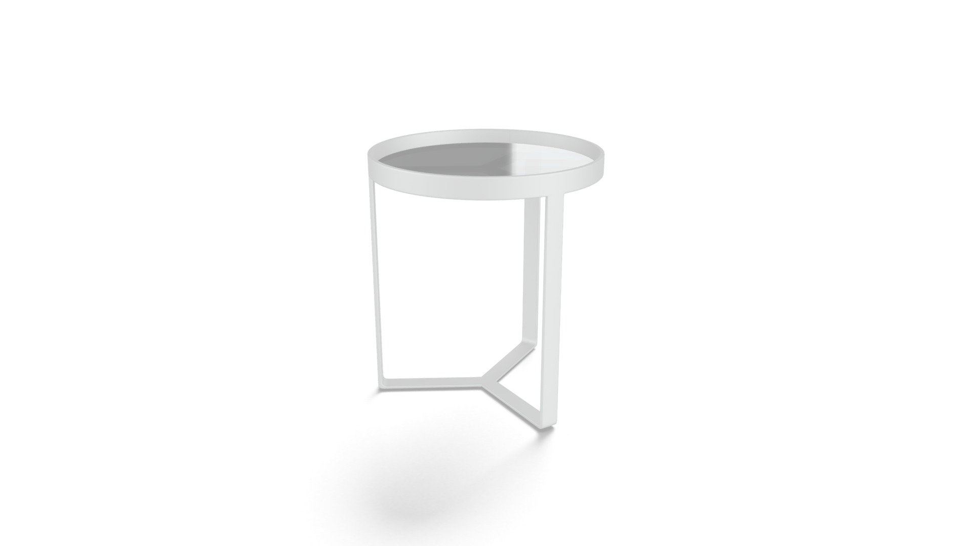 Aula Side Table, White