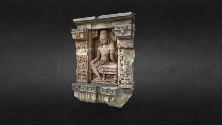 Rb scan temple wall Ratnagiri Odisha Buddhis 3D Model