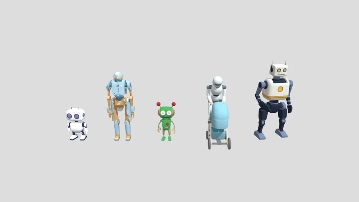 Robotics - A Study in Color and Function 3D Model