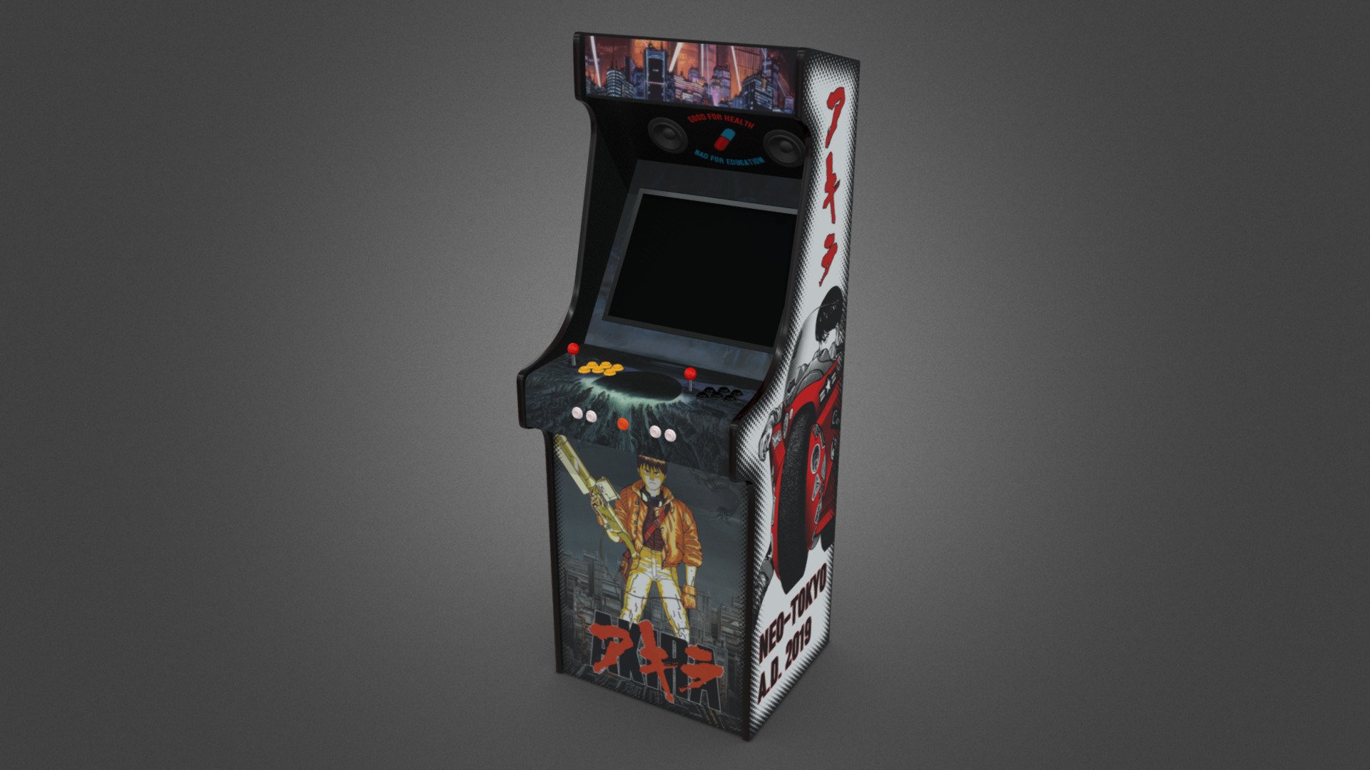 Akira Arcade test 02 - Download Free 3D model by n26 [aff4380] - Sketchfab