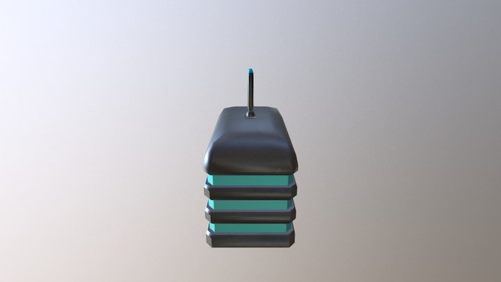 Sichtschutz Terminal 3D Model