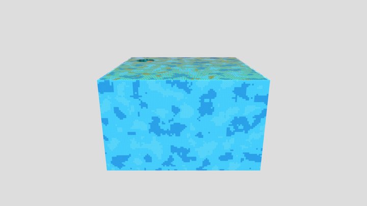 Dungeon Pirate Caves 100x100 | nutellim 3D Model
