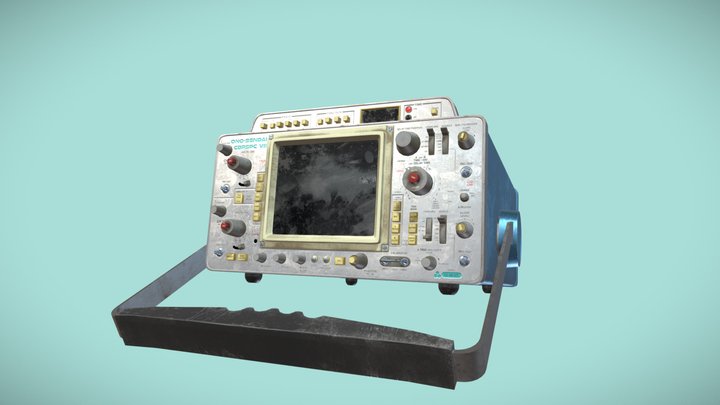 Oscilloscope - Cyberpunk 3D Model