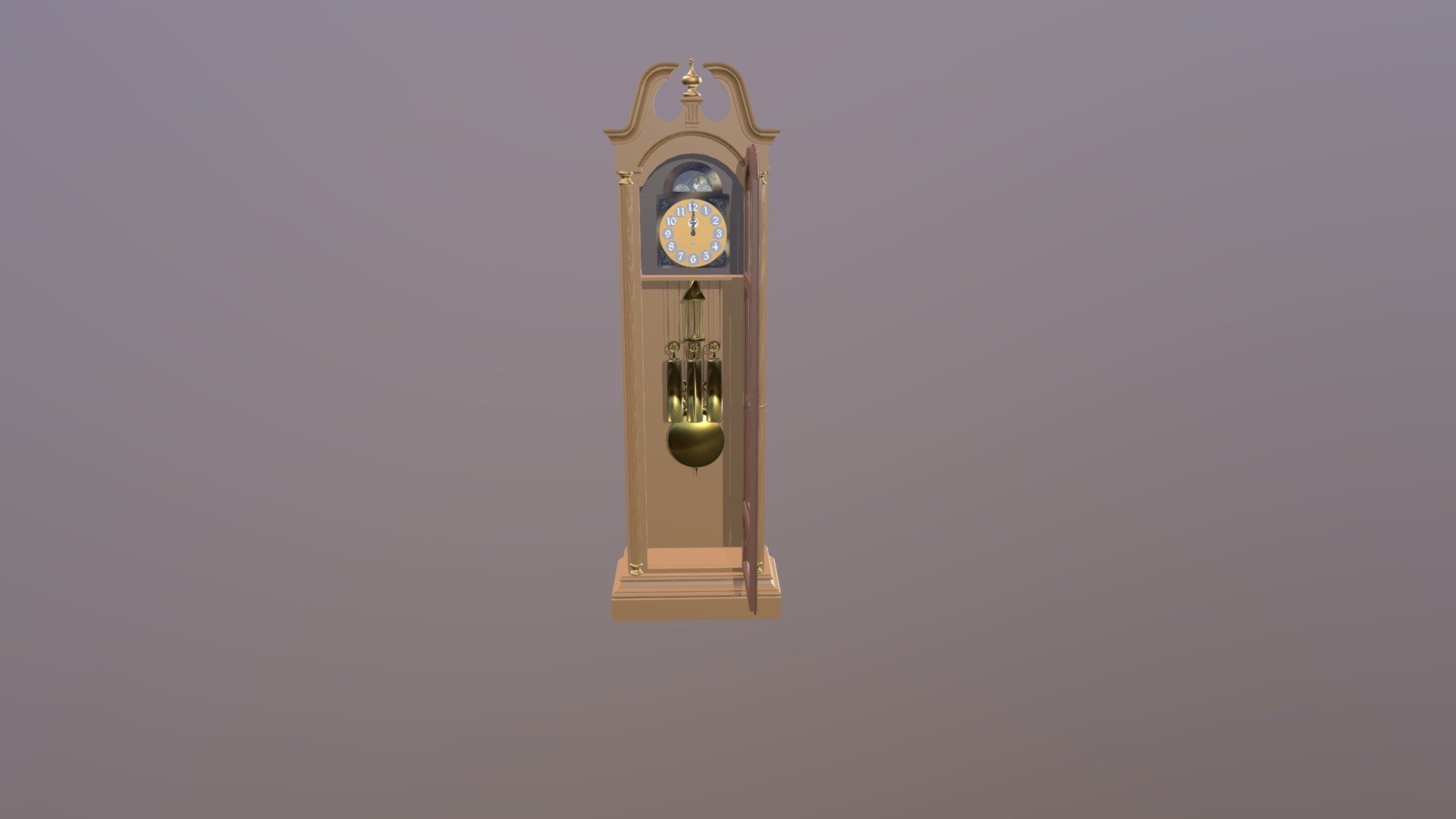 Clock Tall Case Assy 15p