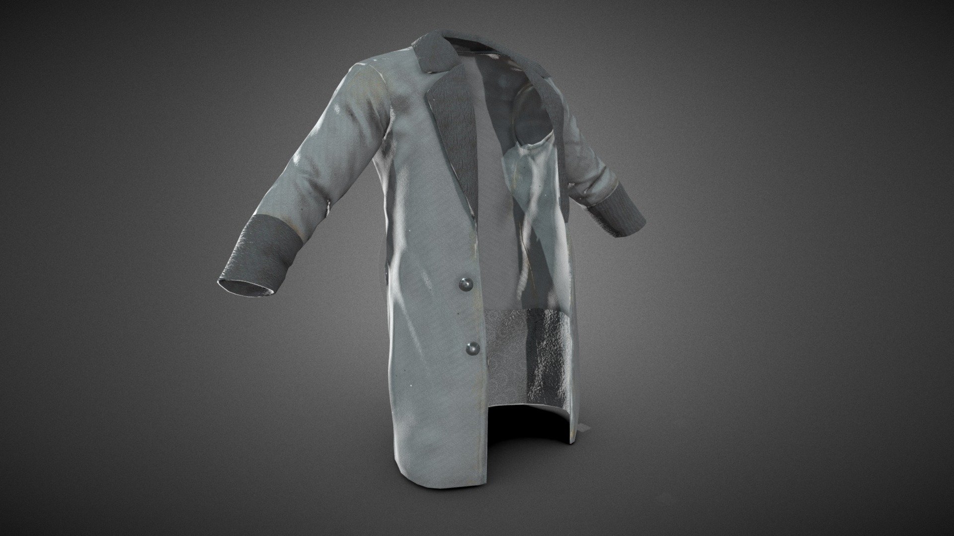 Gray Coat - Buy Royalty Free 3D model by CG StudioX (@CG_StudioX ...