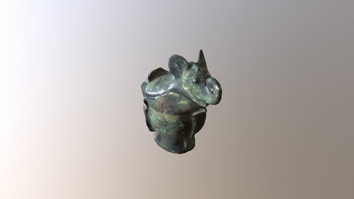 Verseuse asiatique 3D Model