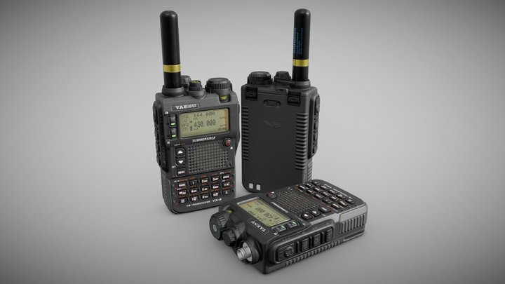 Radio Yaesu VX-8 3D Model