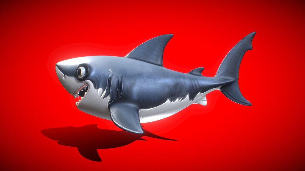 Cartoon Shark (Animated)