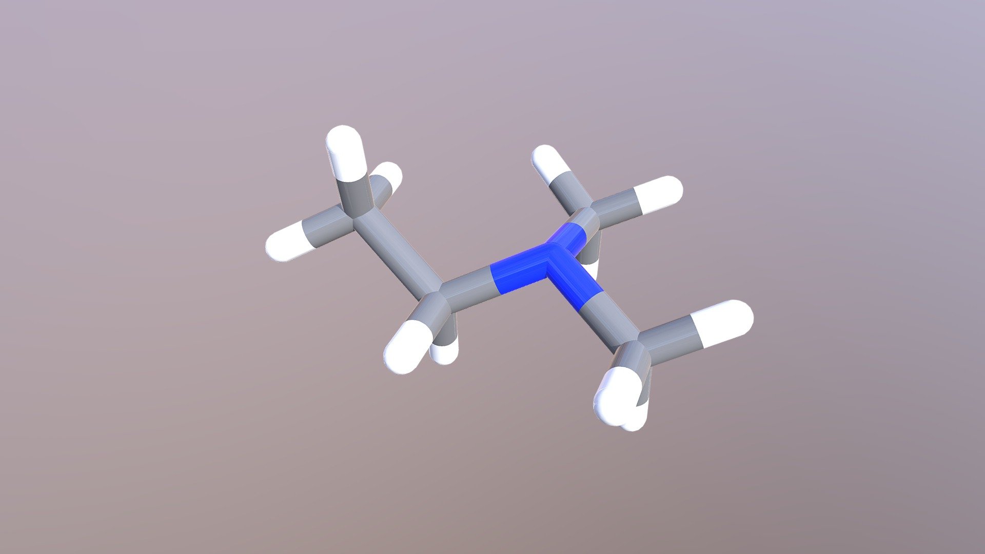 N,N-Dimethylethanamine — Sketchfab embed 3D viewer