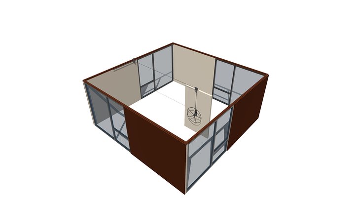Delta Shelter Mechanical Details 3D Model