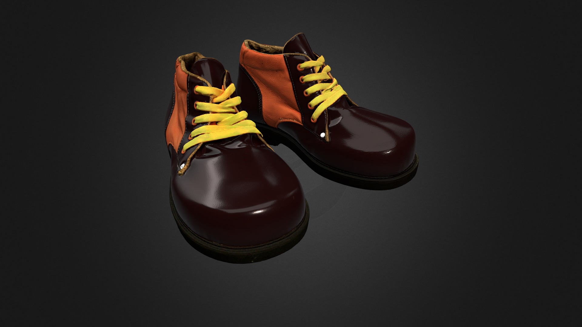 Clown shoes - 3D model by Scan3DCat [aff8779] - Sketchfab