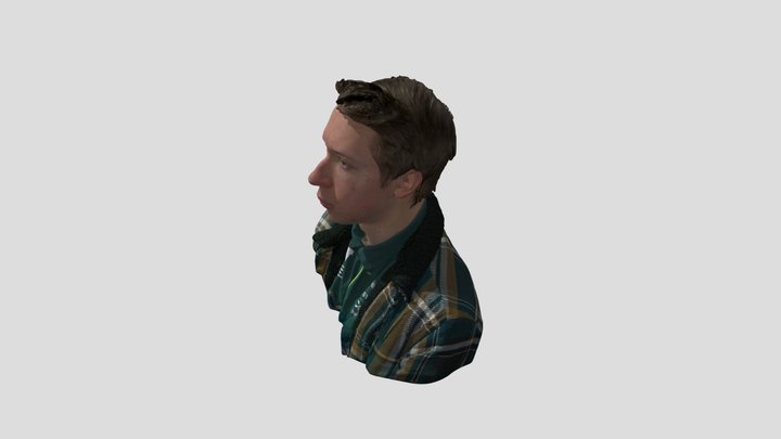 Face reconstruction attempt 1 3D Model