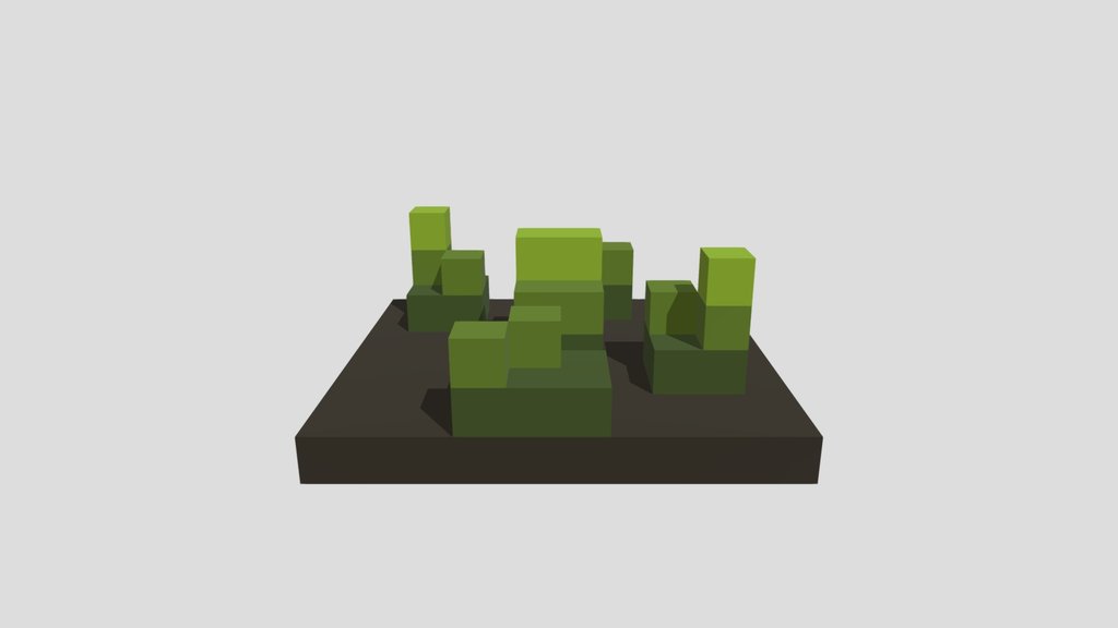 Short Savanna Grass - Voxel 32x32