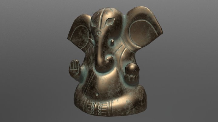 Ganesh Statue 3D Model