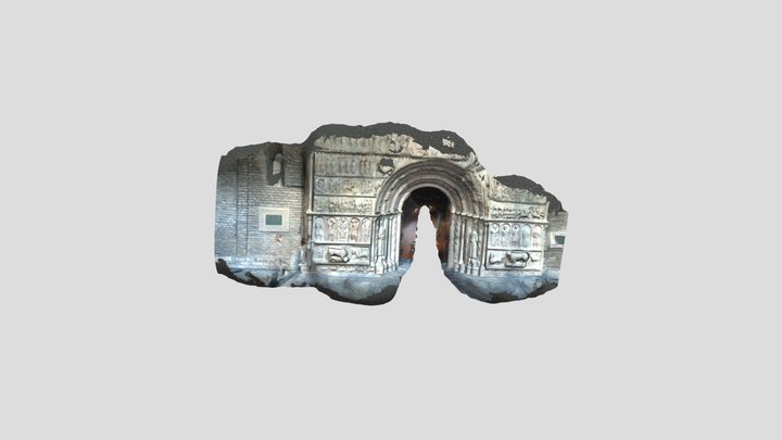 Portalada del Monestir de Ripoll. 3D Model