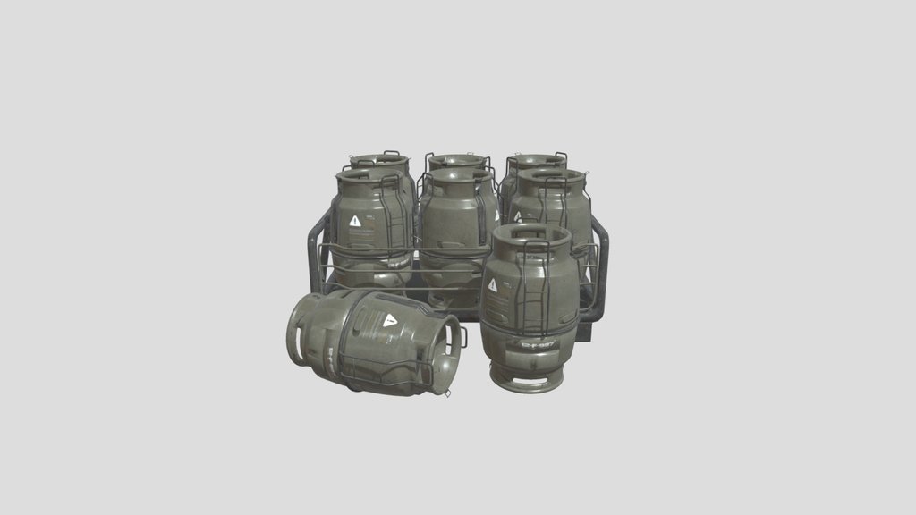 Scifi Military Barrels