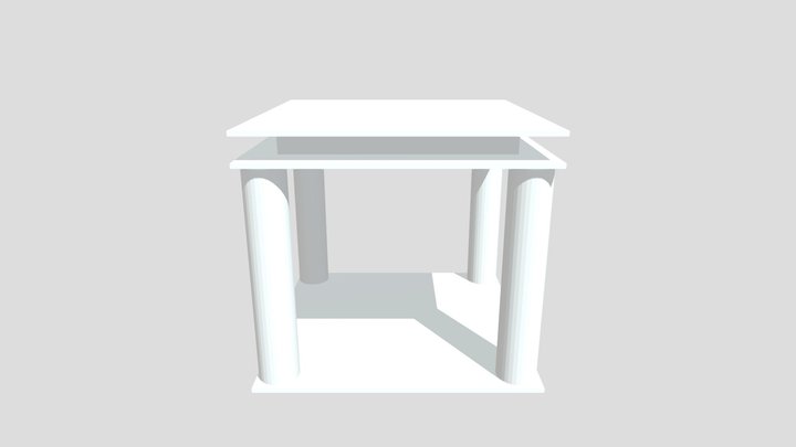 Greek Temple 3D Model