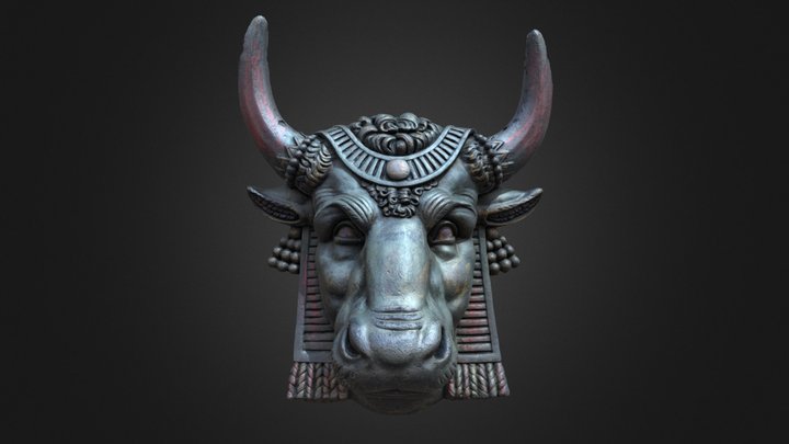 Ox head sculpture, Paris 3D Model