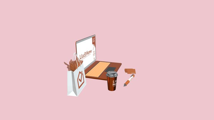 Merchandising 3D Model
