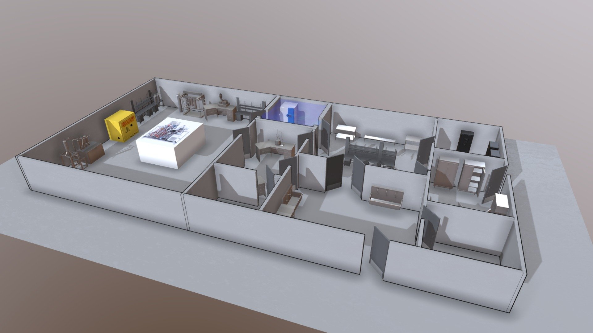 Lab - 3D Model By EdgyCG (@danielp) [affb0dd] - Sketchfab