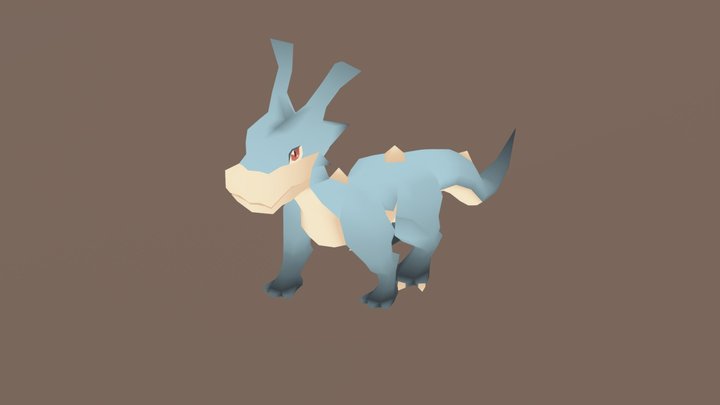 Baby Dragon 3D Model