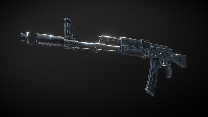AK - 74M 3D Model