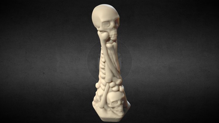 Totem catacombe 3D Model