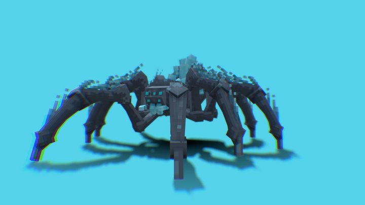 结晶蜘蛛 3D Model