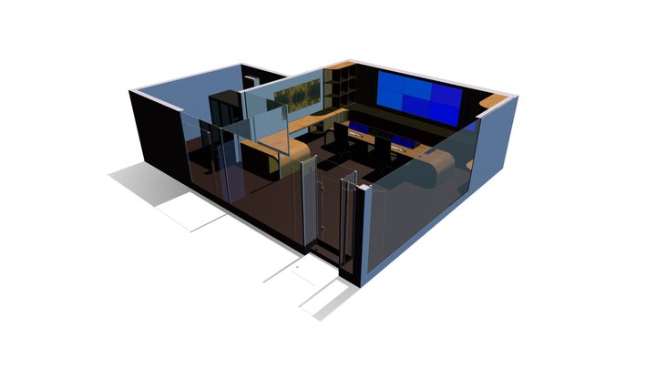 Control Room 3D Model