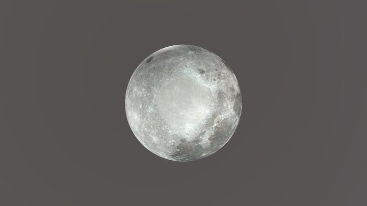 NASA CGI Moon Kit 3D Model