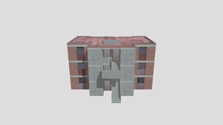 Edificio multifamiliar 3D Model