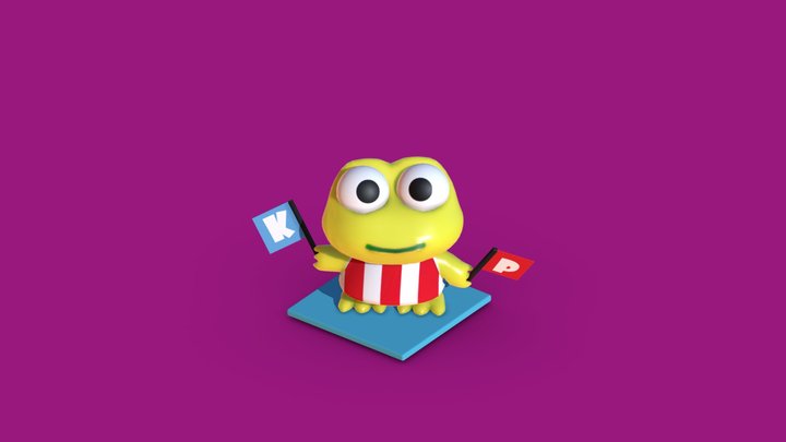 Keroppi – Kostenloses 3D-Modell STL