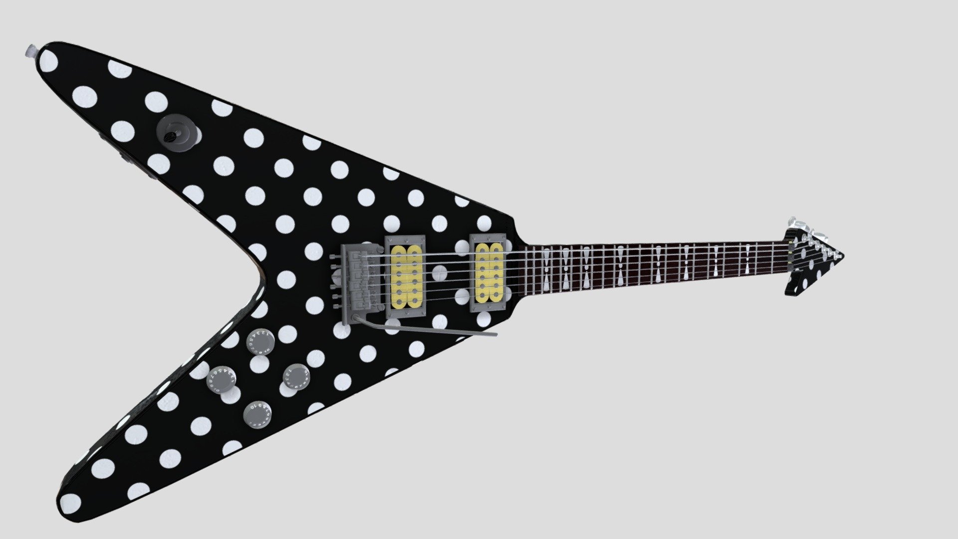 FLYING V / RANDY V 的ボディ New Factory Customization Electric Guitar, Randy Rhoads V