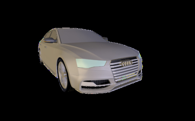 Audi S7 sports back 3D Model