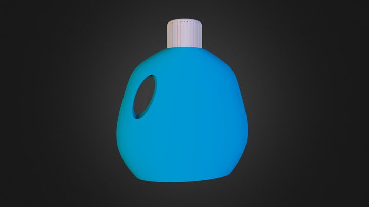Detergent Bottle 3D Model