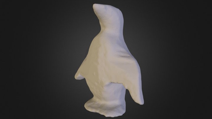 Penguin 2 (mesh no-texture) 3D Model