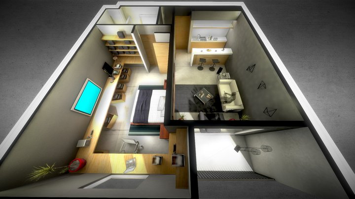 DEPARTAMENTO TIPO(A)_ NOVATEC 2018 3D Model