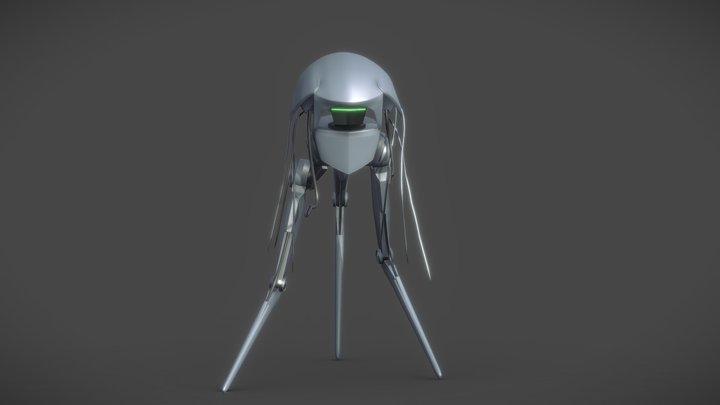 War of the Worlds - Martian Tripod 3D Model