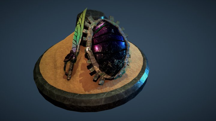 Ancient Sword and Shield 3D Model