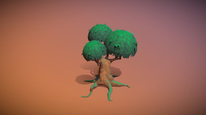 Stylized Tree 1 3D Model