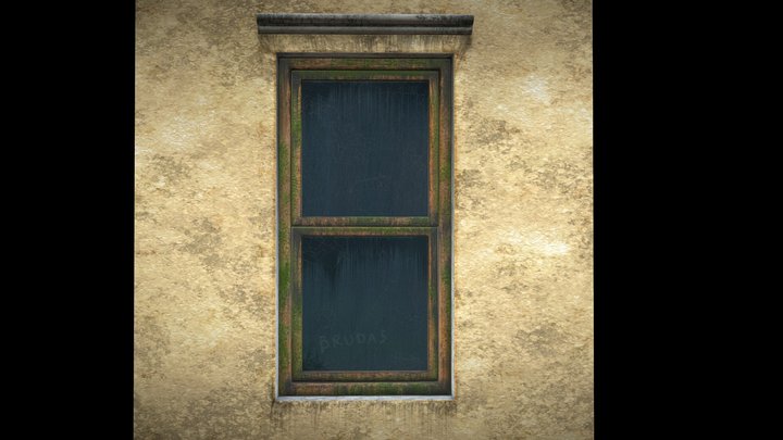 window low poly 3D Model