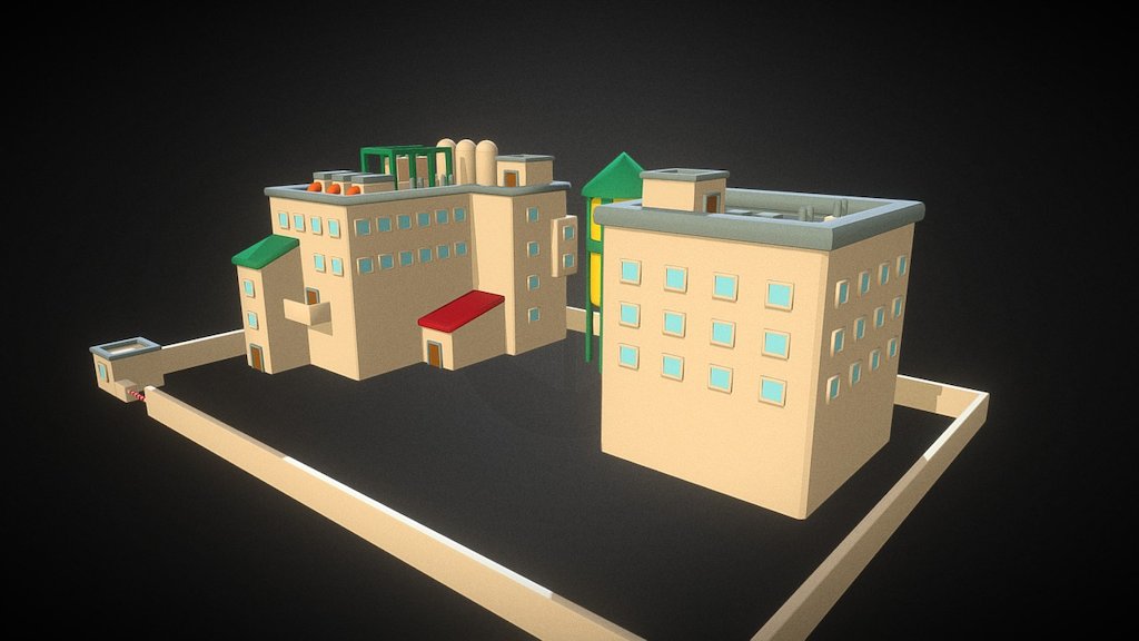 Mini factory - 3D model by dasukaa [b0060bf] - Sketchfab