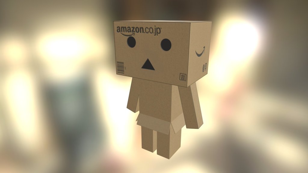 Danbo Walk04 - 3D model by amphibious [b008538] - Sketchfab