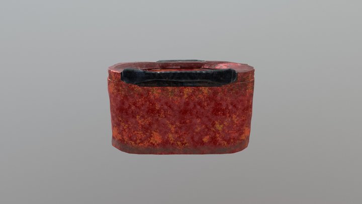 Crate 3D Model